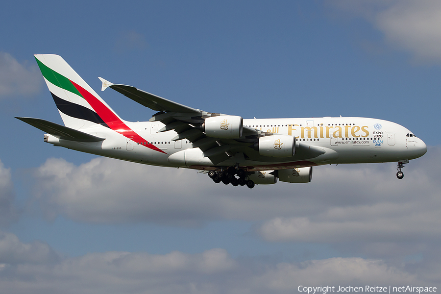 Emirates Airbus A380-861 (A6-EDD) | Photo 109406