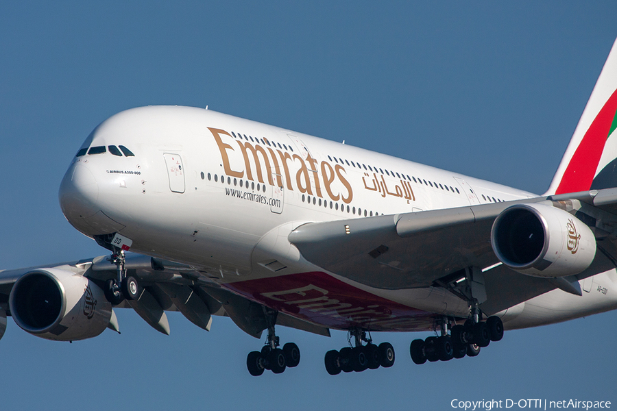 Emirates Airbus A380-861 (A6-EDD) | Photo 278388