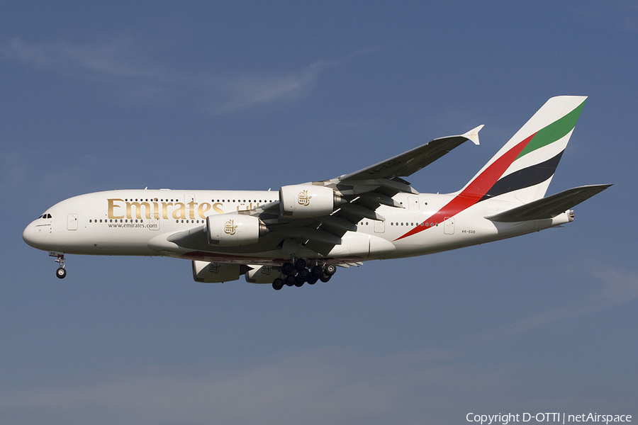 Emirates Airbus A380-861 (A6-EDD) | Photo 278390