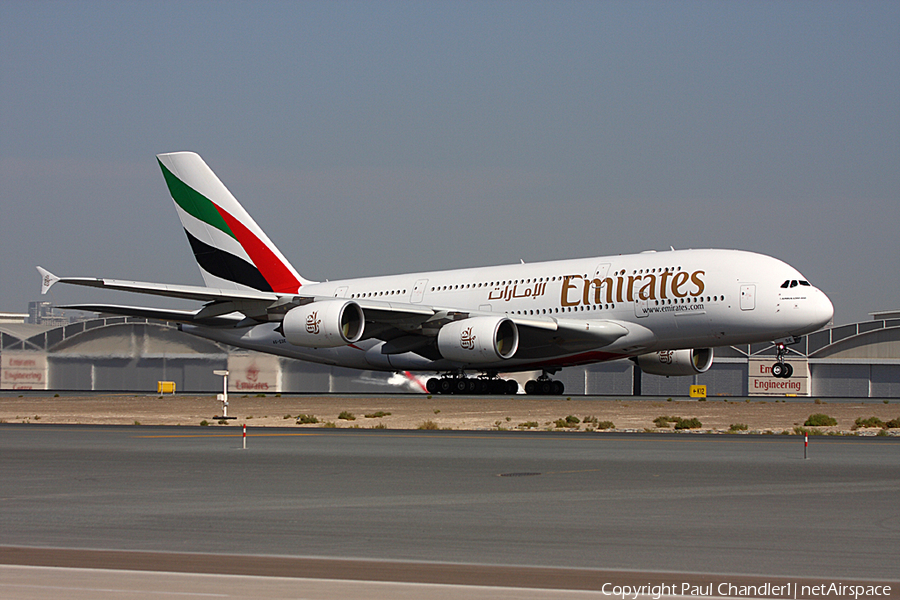 Emirates Airbus A380-861 (A6-EDE) | Photo 65763