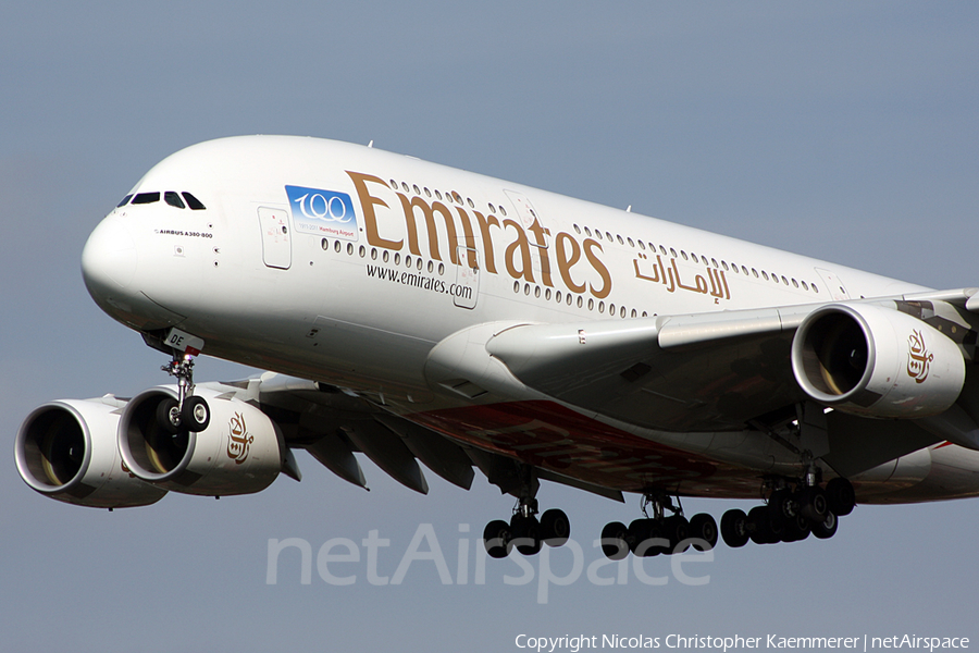 Emirates Airbus A380-861 (A6-EDE) | Photo 3036