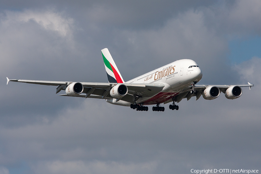 Emirates Airbus A380-861 (A6-EDE) | Photo 277784