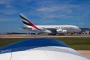 Emirates Airbus A380-861 (A6-EDE) at  Manchester - International (Ringway), United Kingdom
