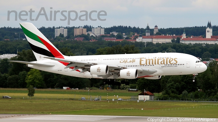Emirates Airbus A380-861 (A6-EDF) | Photo 143585
