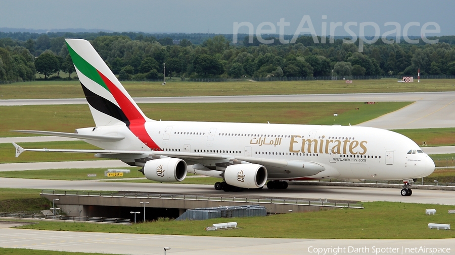 Emirates Airbus A380-861 (A6-EDF) | Photo 143587