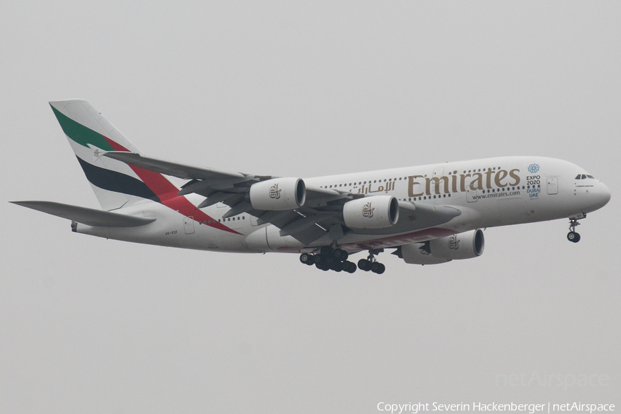 Emirates Airbus A380-861 (A6-EDF) | Photo 194223