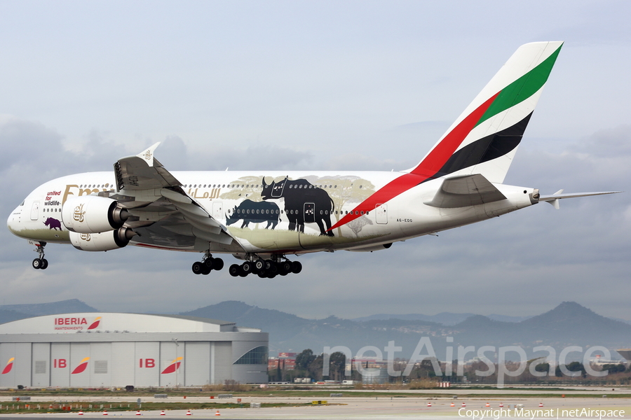 Emirates Airbus A380-861 (A6-EDG) | Photo 145589