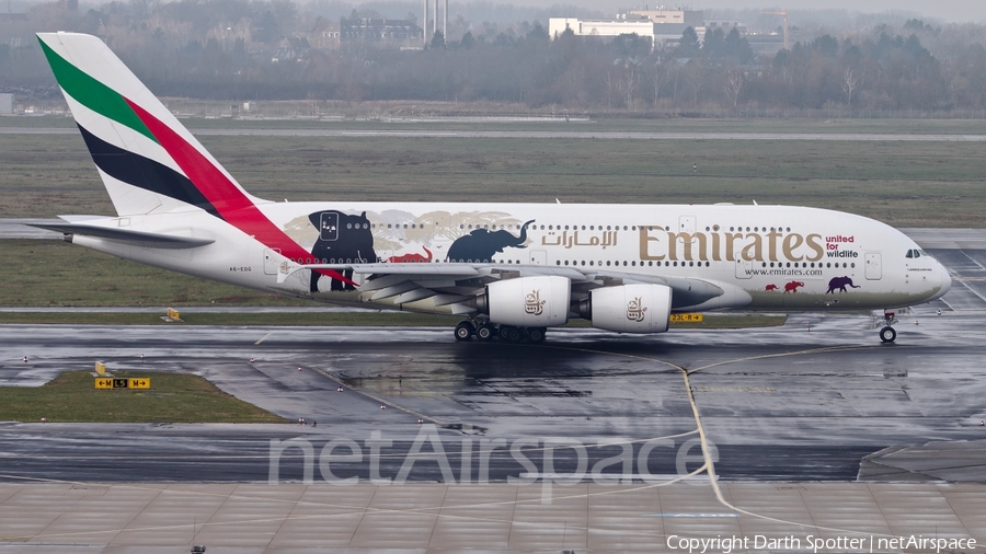 Emirates Airbus A380-861 (A6-EDG) | Photo 183312