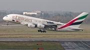 Emirates Airbus A380-861 (A6-EDG) at  Dusseldorf - International, Germany