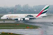 Emirates Airbus A380-861 (A6-EDG) at  Dusseldorf - International, Germany