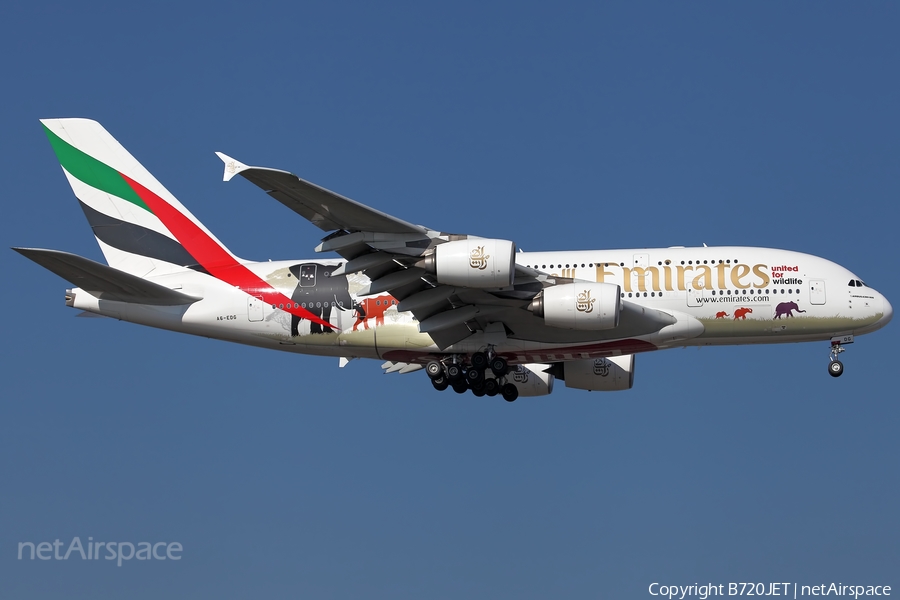 Emirates Airbus A380-861 (A6-EDG) | Photo 100699