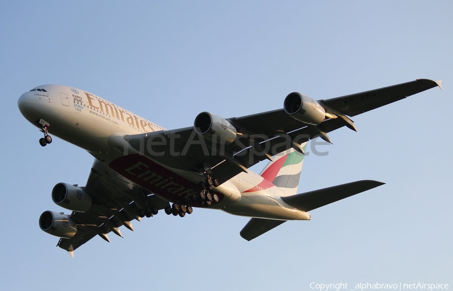 Emirates Airbus A380-861 (A6-EDG) | Photo 47675
