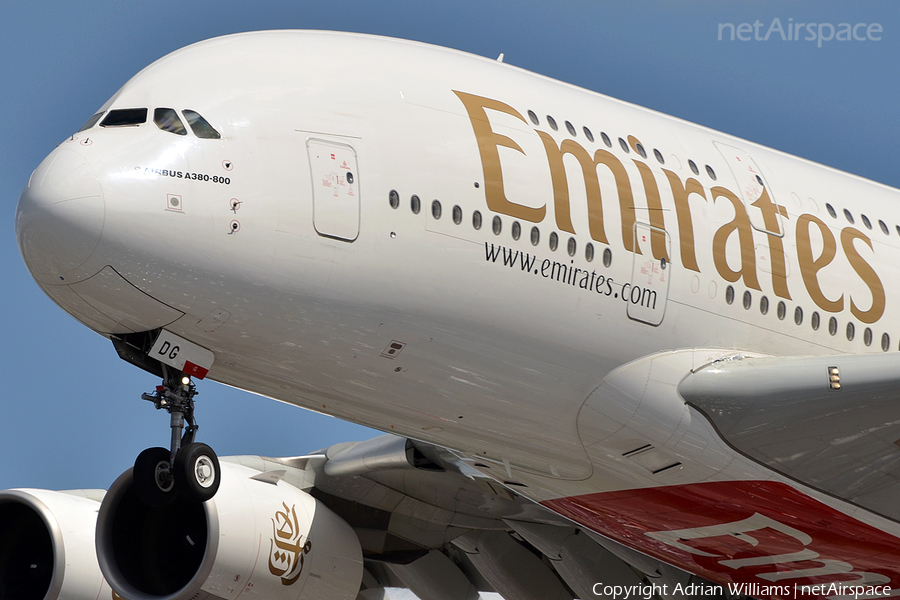 Emirates Airbus A380-861 (A6-EDG) | Photo 10749