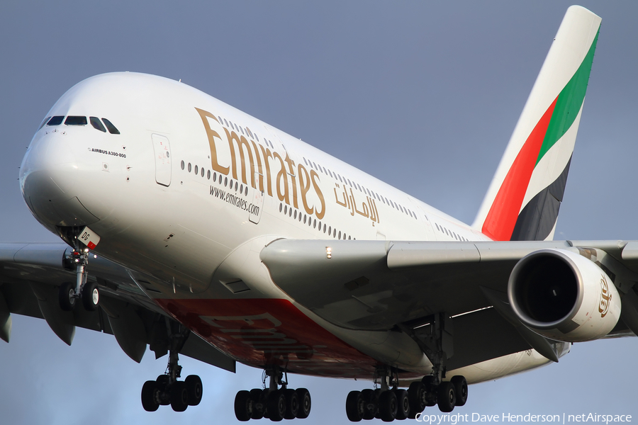 Emirates Airbus A380-861 (A6-EDG) | Photo 2205