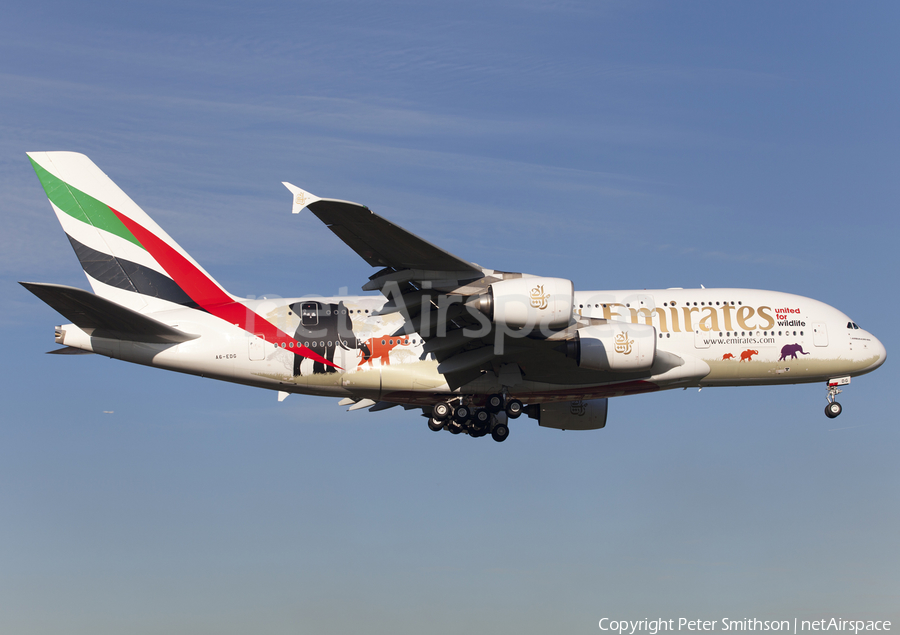 Emirates Airbus A380-861 (A6-EDG) | Photo 221860