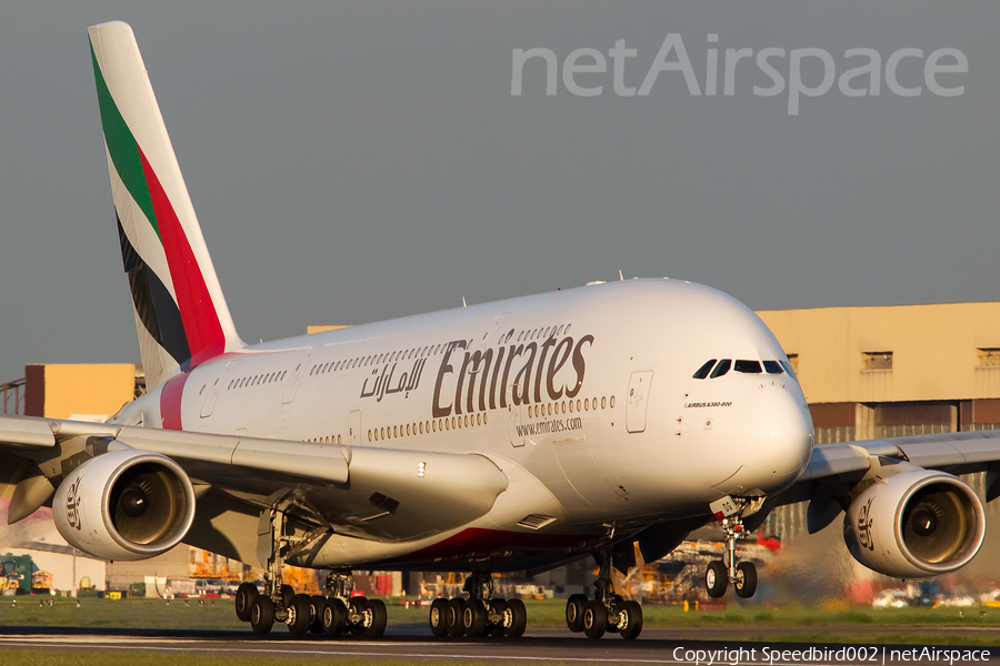 Emirates Airbus A380-861 (A6-EDG) | Photo 24265