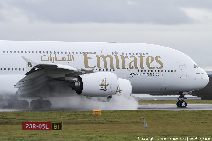Emirates Airbus A380-861 (A6-EDG) | Photo 104366