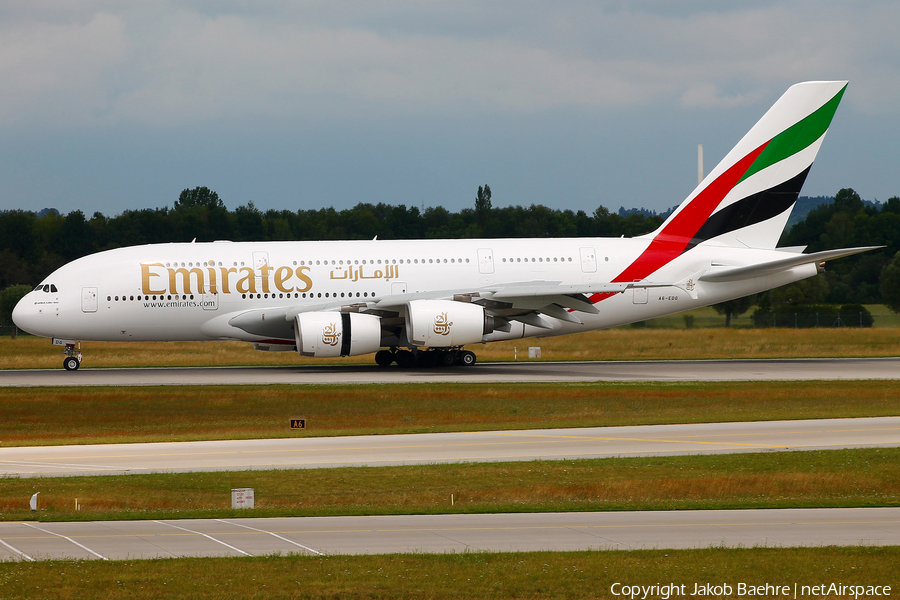 Emirates Airbus A380-861 (A6-EDG) | Photo 173861