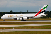 Emirates Airbus A380-861 (A6-EDG) at  Munich, Germany