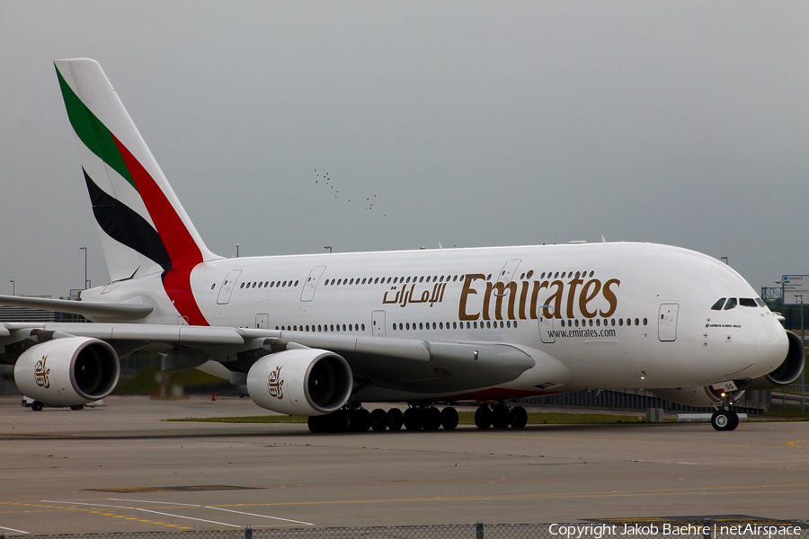 Emirates Airbus A380-861 (A6-EDG) | Photo 176382