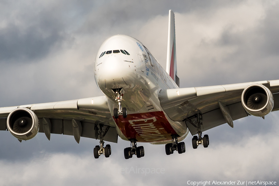 Emirates Airbus A380-861 (A6-EDH) | Photo 141904