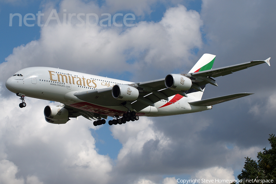 Emirates Airbus A380-861 (A6-EDH) | Photo 401296