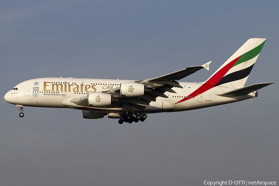 Emirates Airbus A380-861 (A6-EDH) | Photo 473620