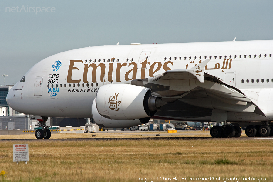 Emirates Airbus A380-861 (A6-EDH) | Photo 53455