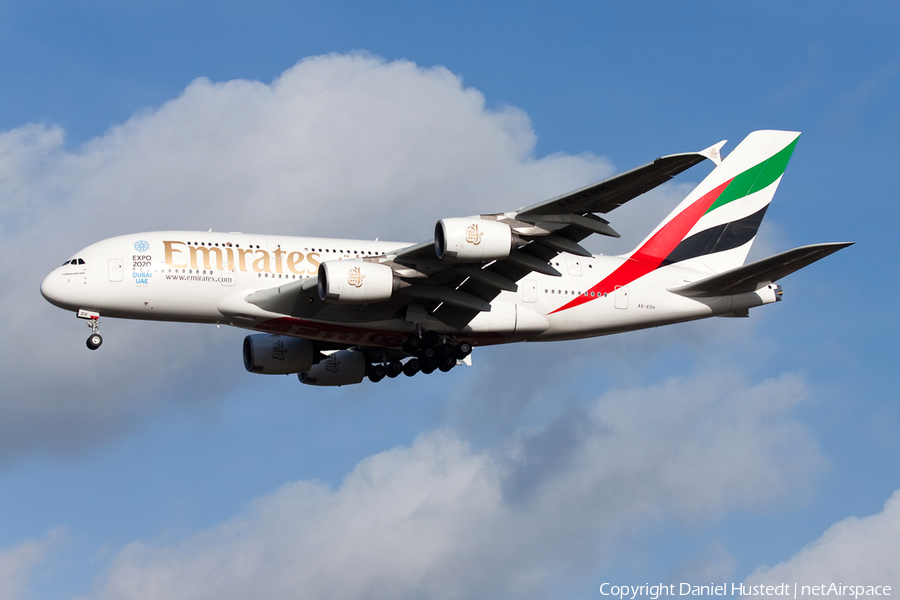 Emirates Airbus A380-861 (A6-EDH) | Photo 644701