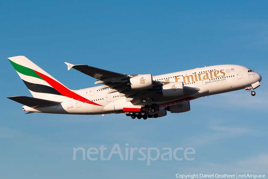 Emirates Airbus A380-861 (A6-EDH) | Photo 288561