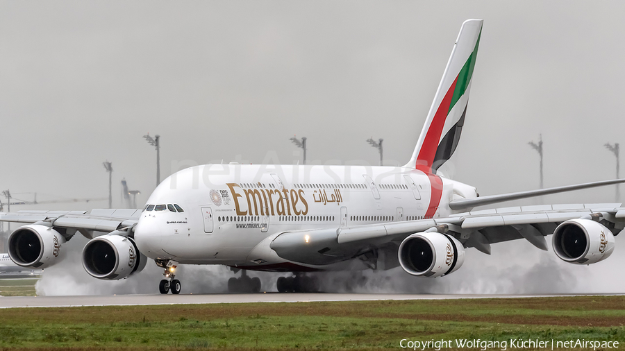 Emirates Airbus A380-861 (A6-EDH) | Photo 359122