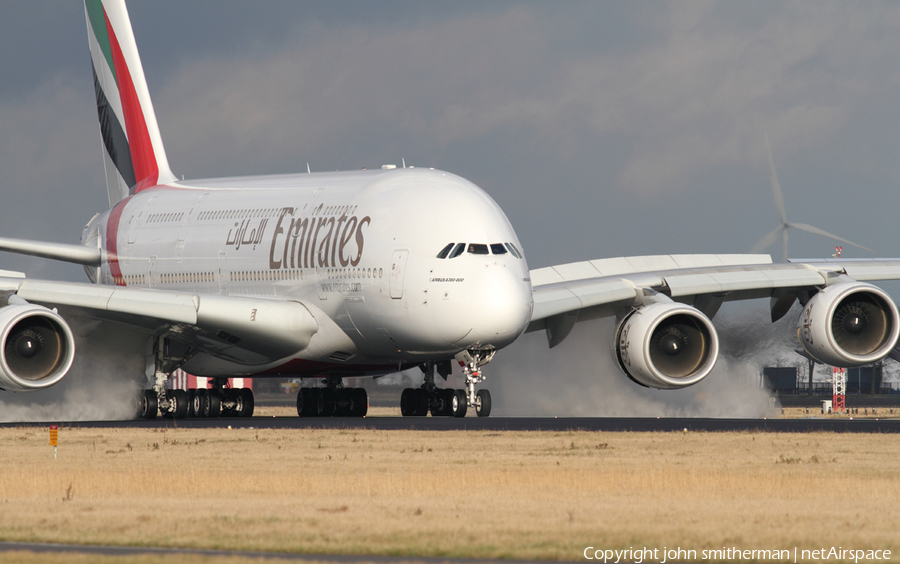 Emirates Airbus A380-861 (A6-EDI) | Photo 26696