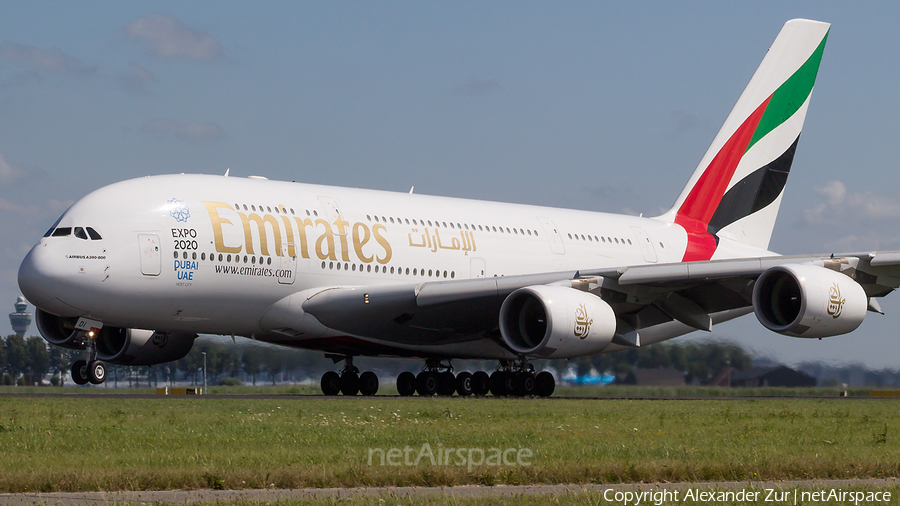 Emirates Airbus A380-861 (A6-EDI) | Photo 428960