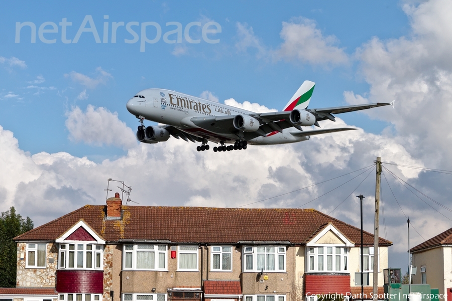 Emirates Airbus A380-861 (A6-EDI) | Photo 181398