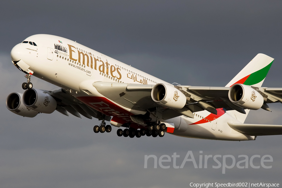 Emirates Airbus A380-861 (A6-EDI) | Photo 24269