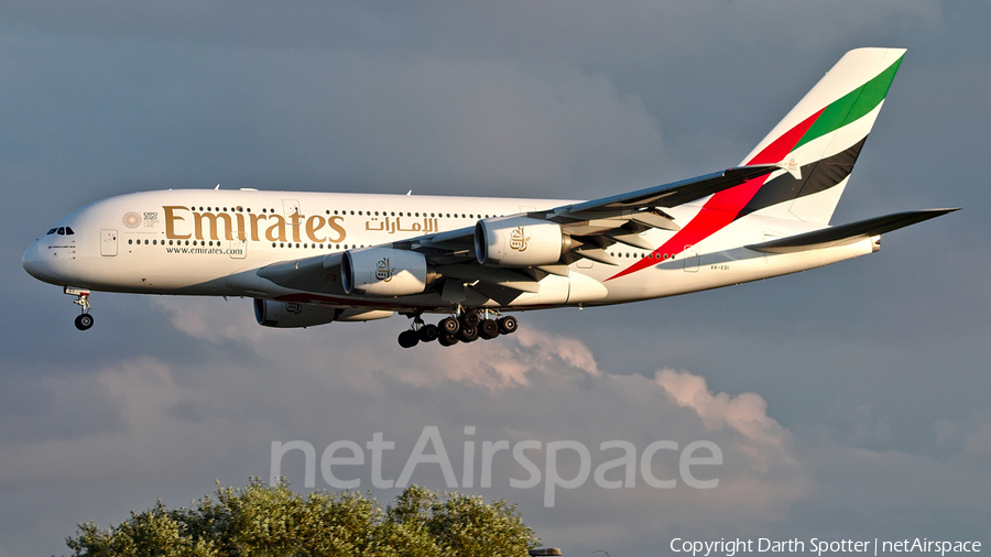 Emirates Airbus A380-861 (A6-EDI) | Photo 263656