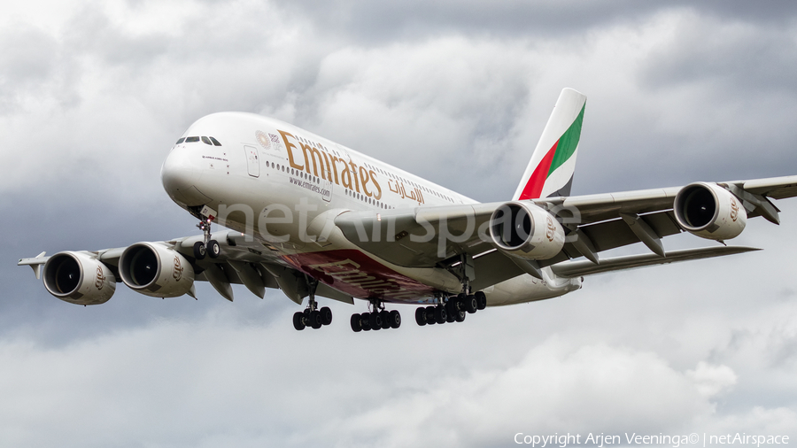 Emirates Airbus A380-861 (A6-EDI) | Photo 380203