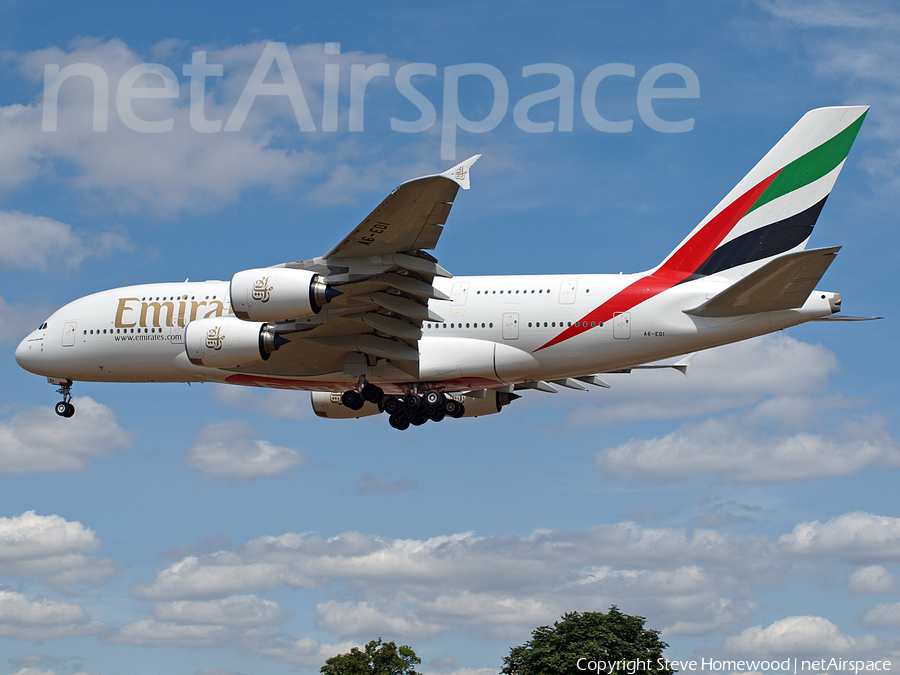 Emirates Airbus A380-861 (A6-EDI) | Photo 49719