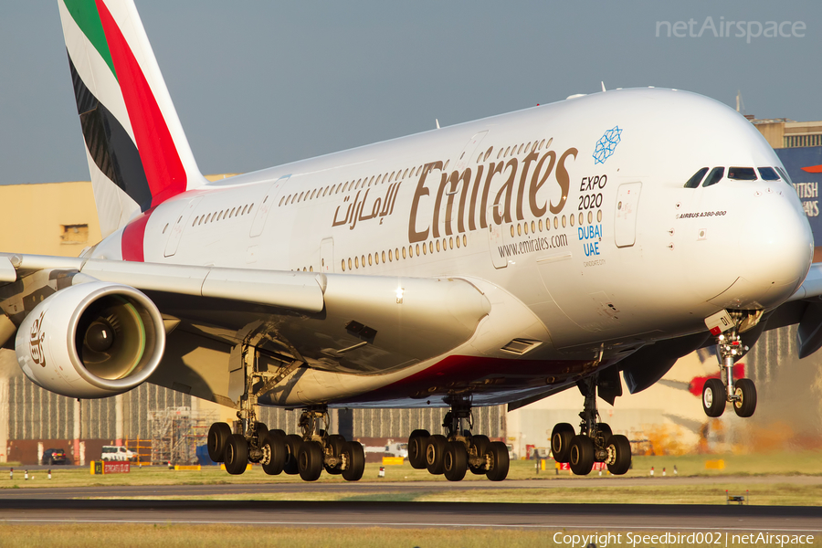 Emirates Airbus A380-861 (A6-EDI) | Photo 53134