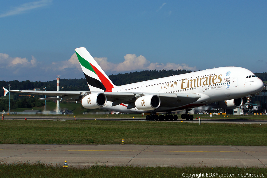 Emirates Airbus A380-861 (A6-EDI) | Photo 276751