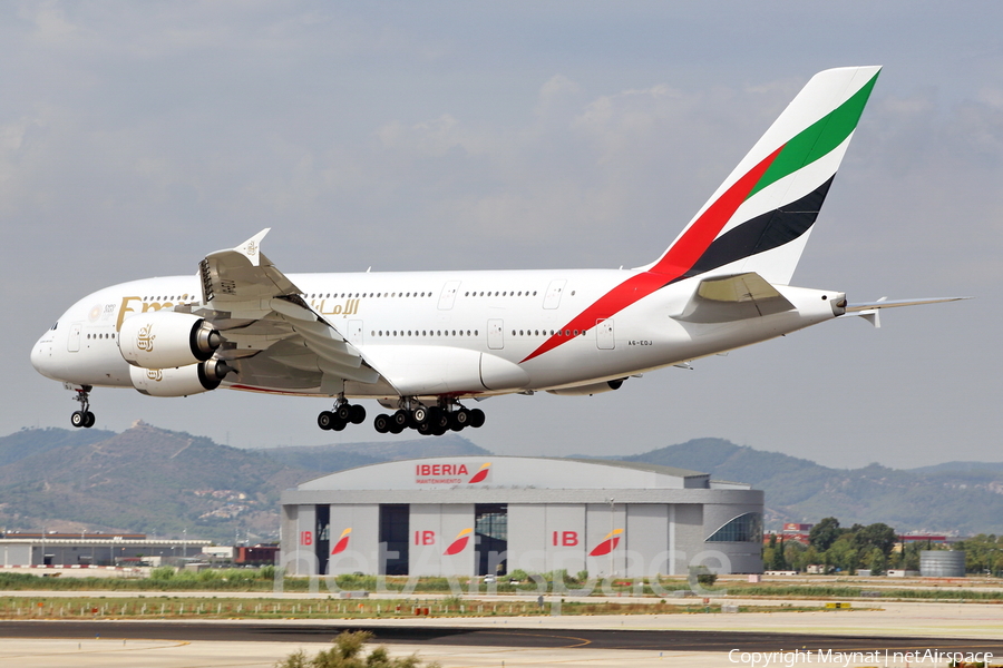 Emirates Airbus A380-861 (A6-EDJ) | Photo 213587