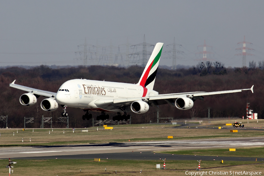Emirates Airbus A380-861 (A6-EDJ) | Photo 151175