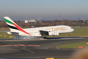 Emirates Airbus A380-861 (A6-EDJ) at  Dusseldorf - International, Germany