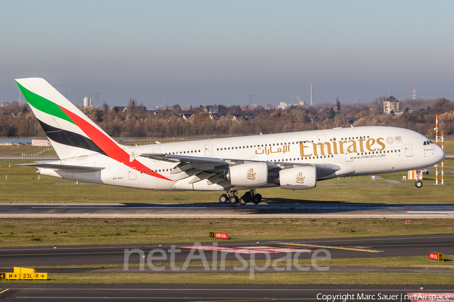 Emirates Airbus A380-861 (A6-EDJ) | Photo 280903