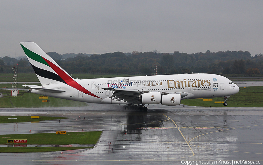 Emirates Airbus A380-861 (A6-EDJ) | Photo 88337