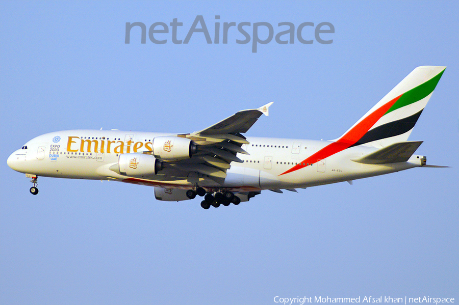 Emirates Airbus A380-861 (A6-EDJ) | Photo 123852