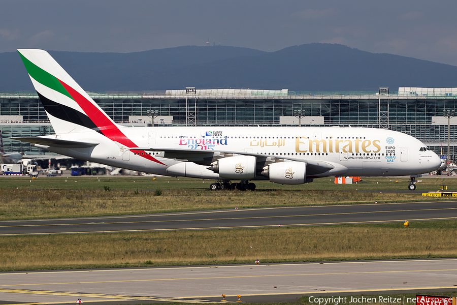 Emirates Airbus A380-861 (A6-EDJ) | Photo 84864
