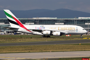 Emirates Airbus A380-861 (A6-EDJ) at  Frankfurt am Main, Germany