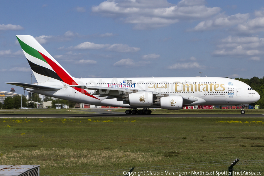 Emirates Airbus A380-861 (A6-EDJ) | Photo 97229