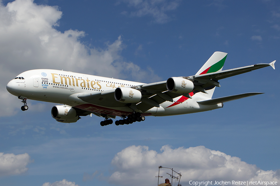 Emirates Airbus A380-861 (A6-EDJ) | Photo 112209